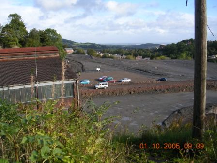 Brymbo Steel Works Open Day. Canteen once stood in the open space and blocked the view.